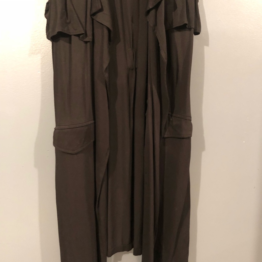 Long Black Vest
